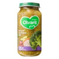 Olvarit Broccoli rundvlees rijst 15 mnd  250gr