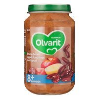 Olvarit Bruine bonen appel rundvlees aardappel 8 mnd  200gr