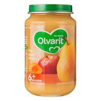 Olvarit Peer appel abrikoos 6 mnd  200gr