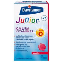 Davitamon Kauwvitamines compleet Aardbei  60st