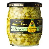Kesbeke Augurken blokjes zoetzuur   395gr