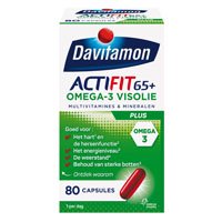 Davitamon Actifit 65+ omega visolie  80st