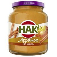 Hak Appel-kaneel moes   360gr