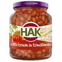 Hak Witte bonen in tomatensaus   360gr