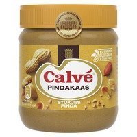 Calvé Pindakaas met stukjes pinda (eigen risico)  350gr