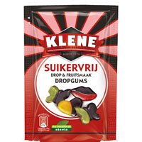 Klene Dropgums suikervrij   105gr