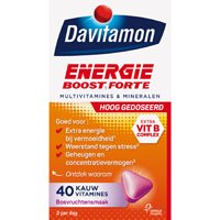 Davitamon Energie boost forte Kauwvitamines  40st