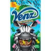 Venz Rimboe zebra hagelslag puur/vanille   380gr