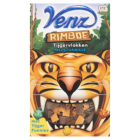 Venz Rimboe tijgervlokken melk/vanille   200gr