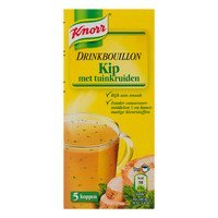 Knorr Soep drinkbouillon kip   5st