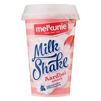 Melkunie Milkshake aardbei   200ml
