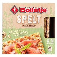 Bolletje Lichte crackers spelt   190gr