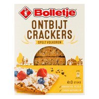 Bolletje Ontbijt crackers spelt volkoren   4x3stuks
