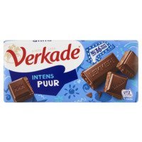 Verkade Intense chocolade puur   111gr